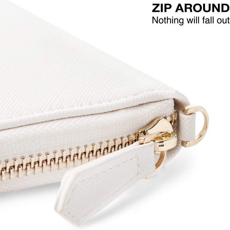 Apadi Travel Document Organizer - RFID Passport Wallet Case Family Holder Id Wristlet - Image 3